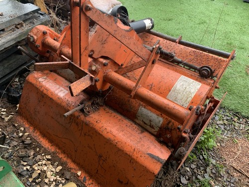 Kubota rotavator orange - rotavator,