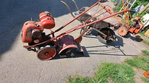 Vintage rotavator cultivator - vintage,